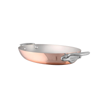 Mauviel Mauviel M'Heritage M'150 S Copper Oval Pan With Cast Stainless Steel Handles, 13.7-In M'HERITAGE 150 s Oval pan - Mauviel USA