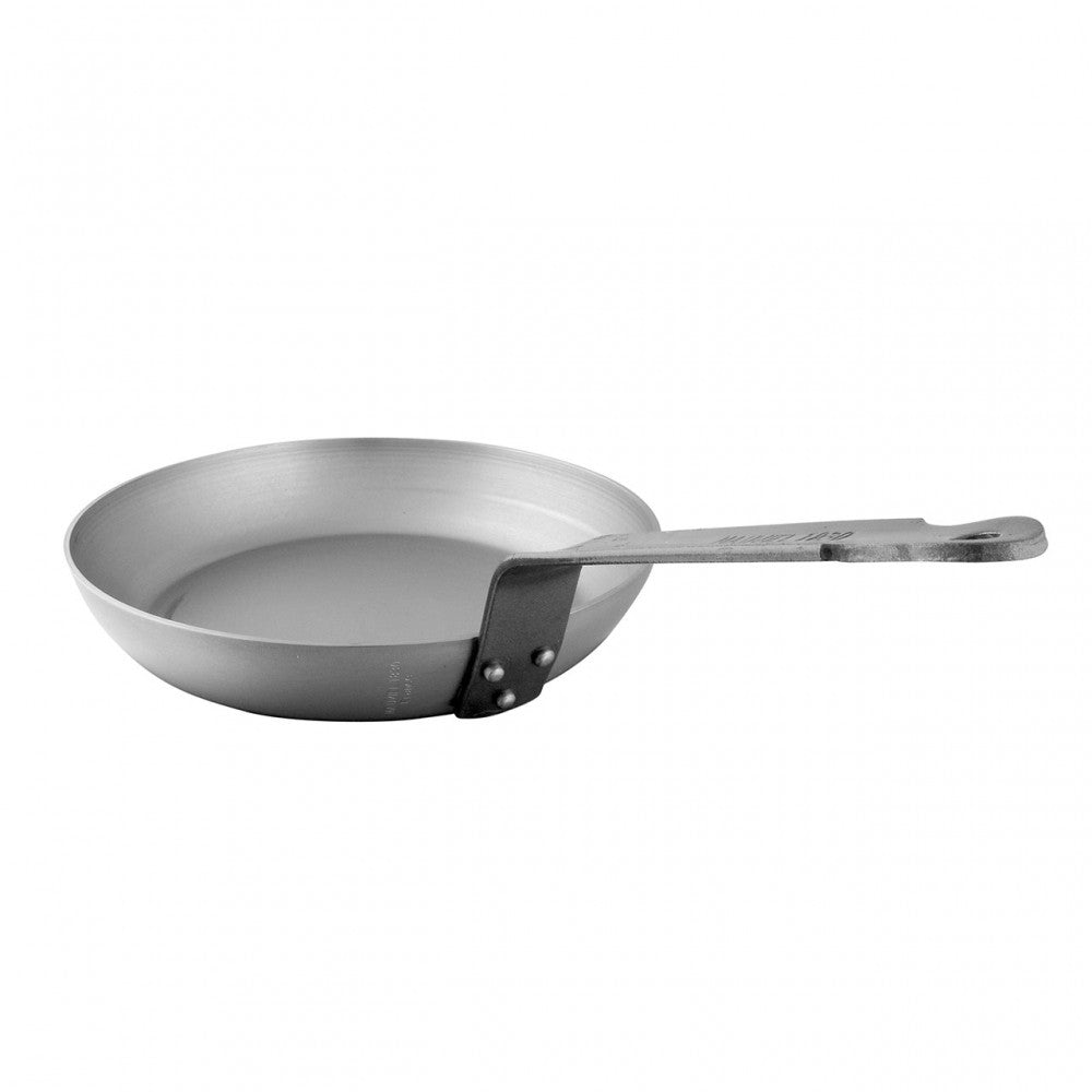 Mauviel M'STEEL Black Carbon Steel Round Frying Pan With Mauviel M'STEEL Black Carbon Steel Round Frying Pan With